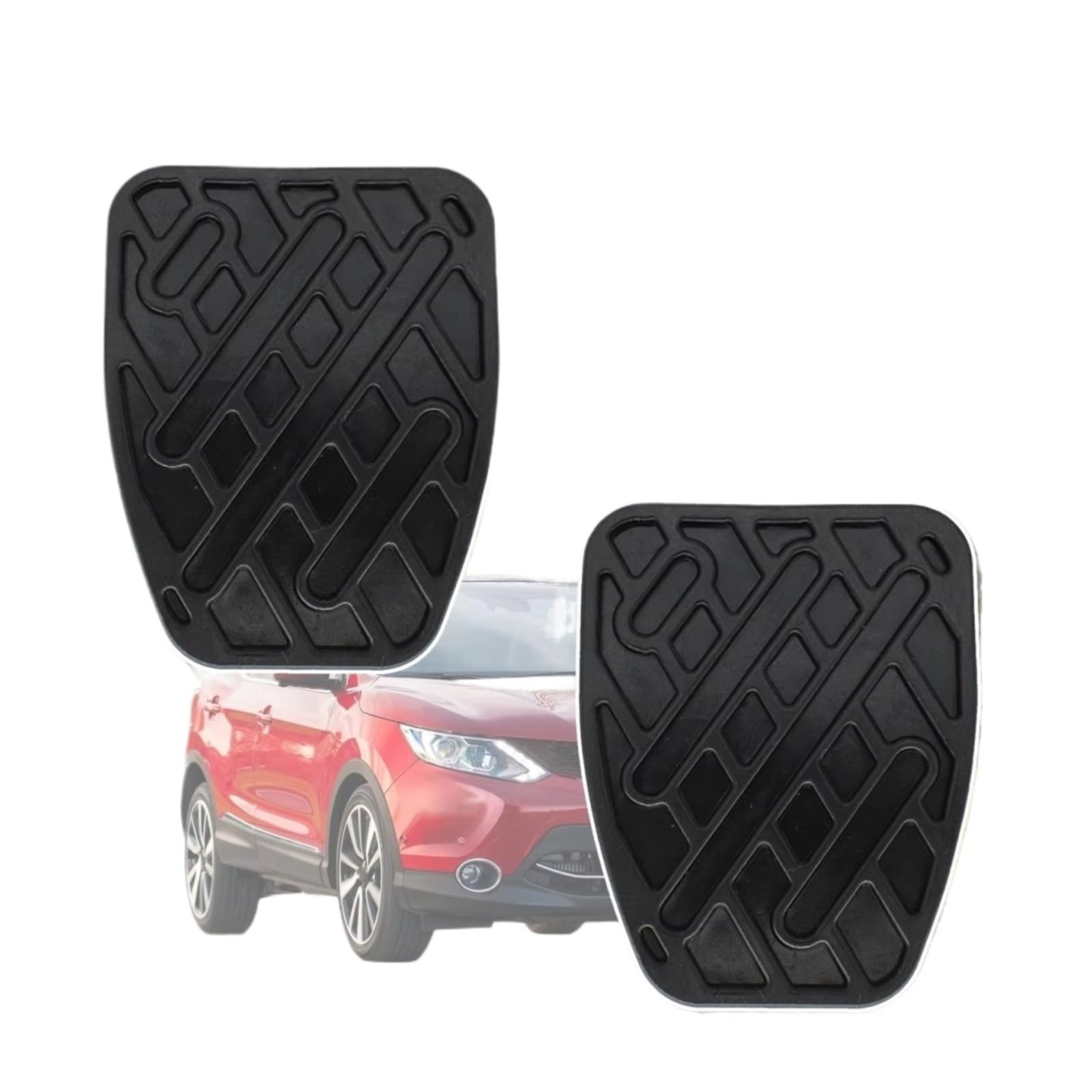 Bremspedalabdeckung Für Nissan Für Qashqai 2007-2016 Bremse Kupplung Pedal Pad Gummi Fuß Pedal Abdeckung Pedalkappen von XKOEHXJ