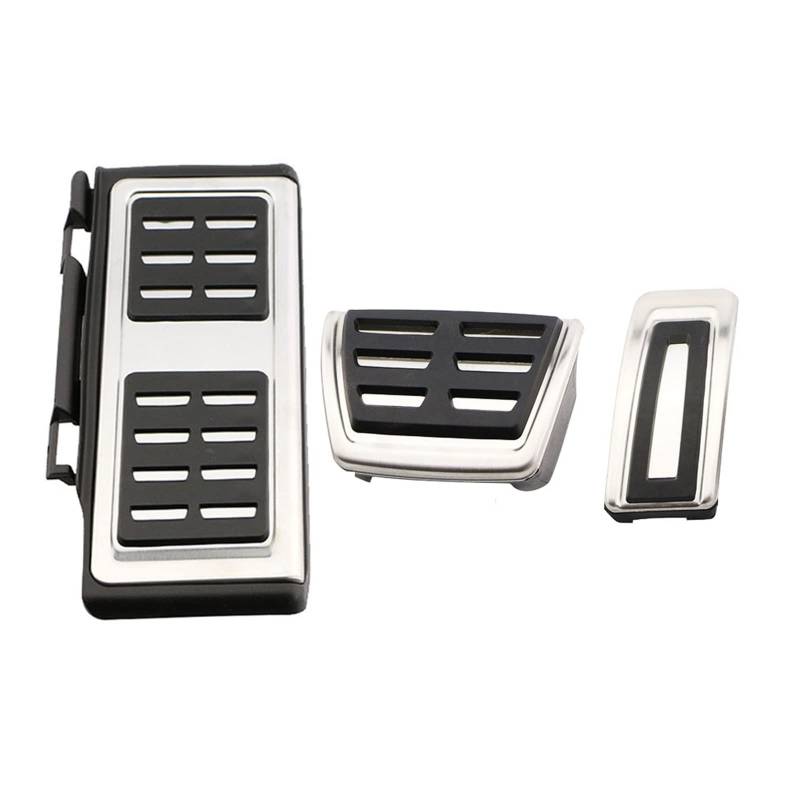 Bremspedalabdeckung Für Skoda Für Octavia A7 Für VW Für Golf 7 8 Auto Zubehör Sport Kraftstoff Bremse Toten Pedal Abdeckung Set Pedalkappen(AT 3 pcs) von XKOEHXJ