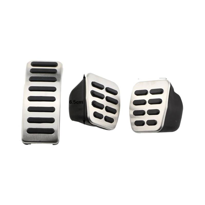 Bremspedalabdeckung Für VW Für Polo Für Amarok Für Käfer Für Jetta MK4 Für Bora Für Golf 4 Für Auto Pedal Pads Pedalkappen(MT Without Rest) von XKOEHXJ