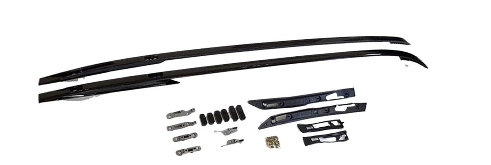 Dachreling Rack 2PCS Für Land Für Rover Für Discovery Sport 2015-2024 Cross Bar Träger Aluminium Dach Schiene Relingträger(Schwarz) von XKOEHXJ