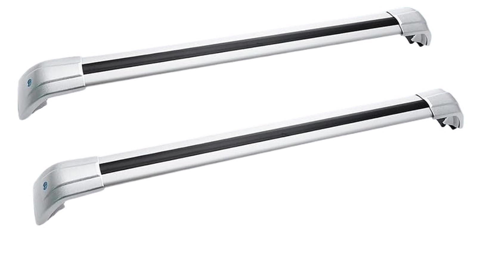 Dachreling Rack 2PCS Für Mazda Für CX-90 CX90 2023 2024 Dachreling Rack Querstangen Kreuz Bars Abschließbare Aluminium Legierung Relingträger(Silber) von XKOEHXJ