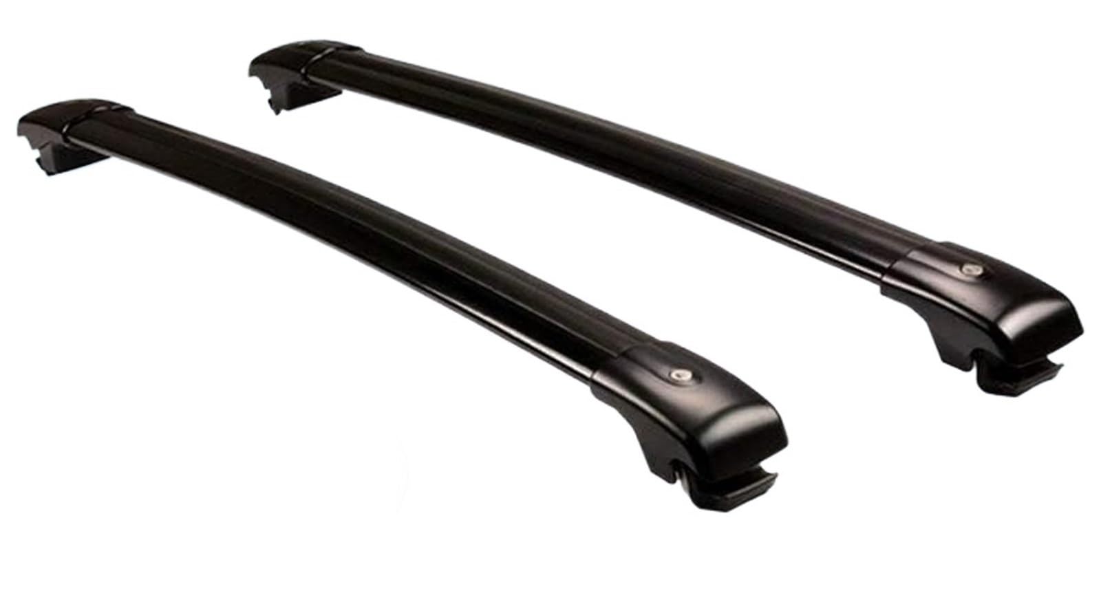 Dachreling Rack 2PCS Für Toyota Für Land Für Cruiser LC300 J300 2021-2023 Dach Schiene Rack Riegel Kreuz Bars Abschließbare Aluminium Legierung Relingträger(Schwarz) von XKOEHXJ