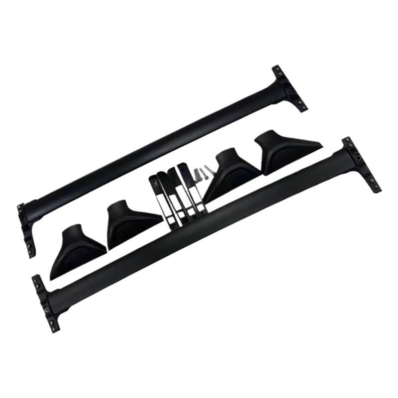 Dachreling Rack 2Pcs Für Toyota Für BZ4X 2023 2024 Aluminium Dachreling Rack Kreuz Bars Querlatte Relingträger von XKOEHXJ