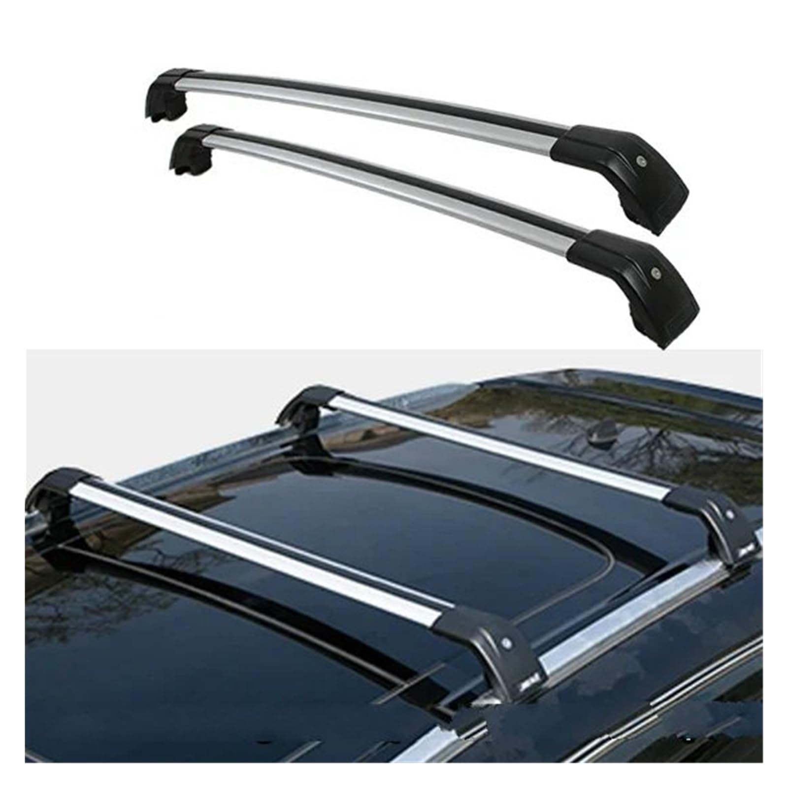 Dachreling Rack Für 3er Station Wagon 2011–2019 F31 Seitenstangen Aus Aluminiumlegierung, Querschienen, Dachträger, Gepäckträger Relingträger(A) von XKOEHXJ