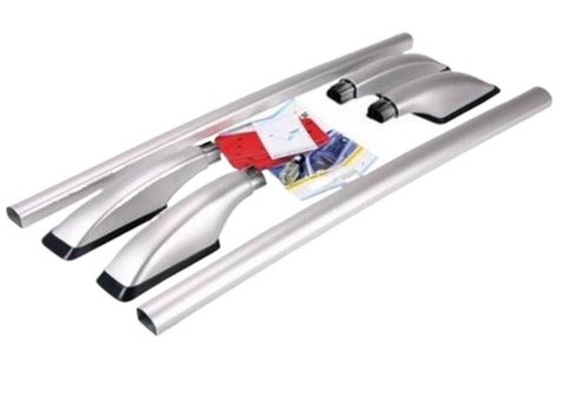 Dachreling Rack Für Chevrolet Für Spark Für Aveo Für Fließheck Auto Aluminium Legierung Dach Rack Gepäck Träger Bar Auto Zubehör Relingträger(Silber) von XKOEHXJ