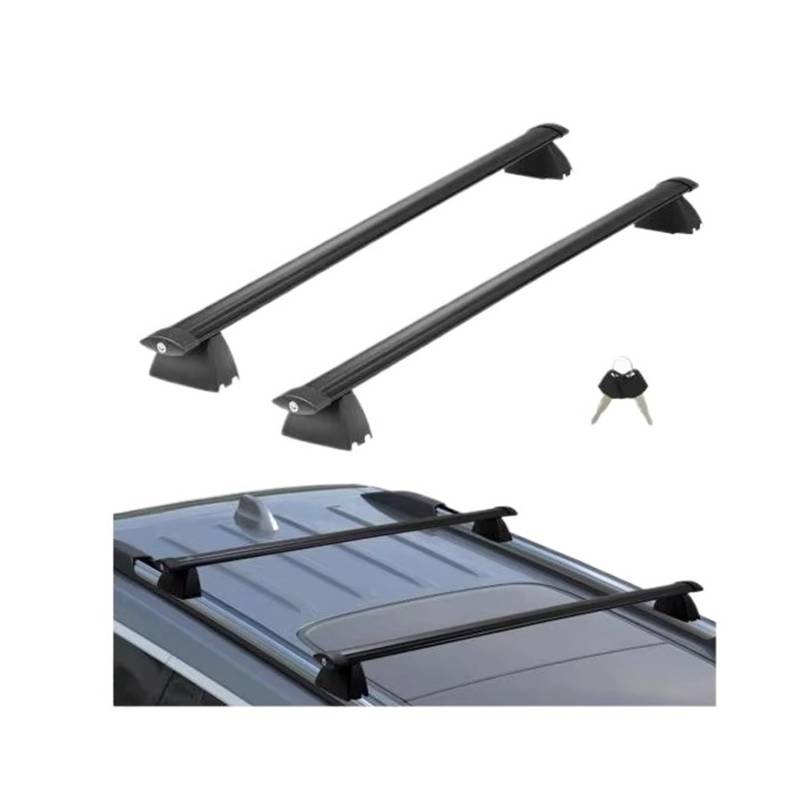 Dachreling Rack Für Jeep Für Grand Für Cherokee 2011-2021 Mit Gerillten Seitenschienen 200 Pfund Tragfähigkeit Dachträger Querstangen Kompatibel Mit Relingträger von XKOEHXJ