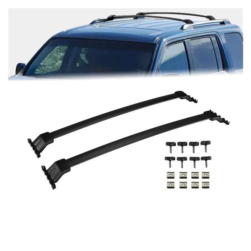 Dachreling Rack Für Pilot 2009–2015 Aluminiumlegierung SUV Gepäckträger Kajaks Fahrräder Kanus Dachhalterung 45 Kg Last Dachträger Querträger Relingträger von XKOEHXJ