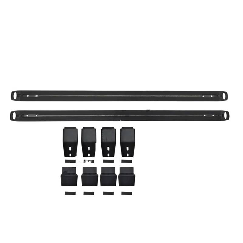 Dachreling Rack Für Suzuki Für Jimny JB64 JB74 2018 2019-2024 3 Tür Kreuz Bar Gepäck Fracht Träger Querstange Aluminium Relingträger von XKOEHXJ