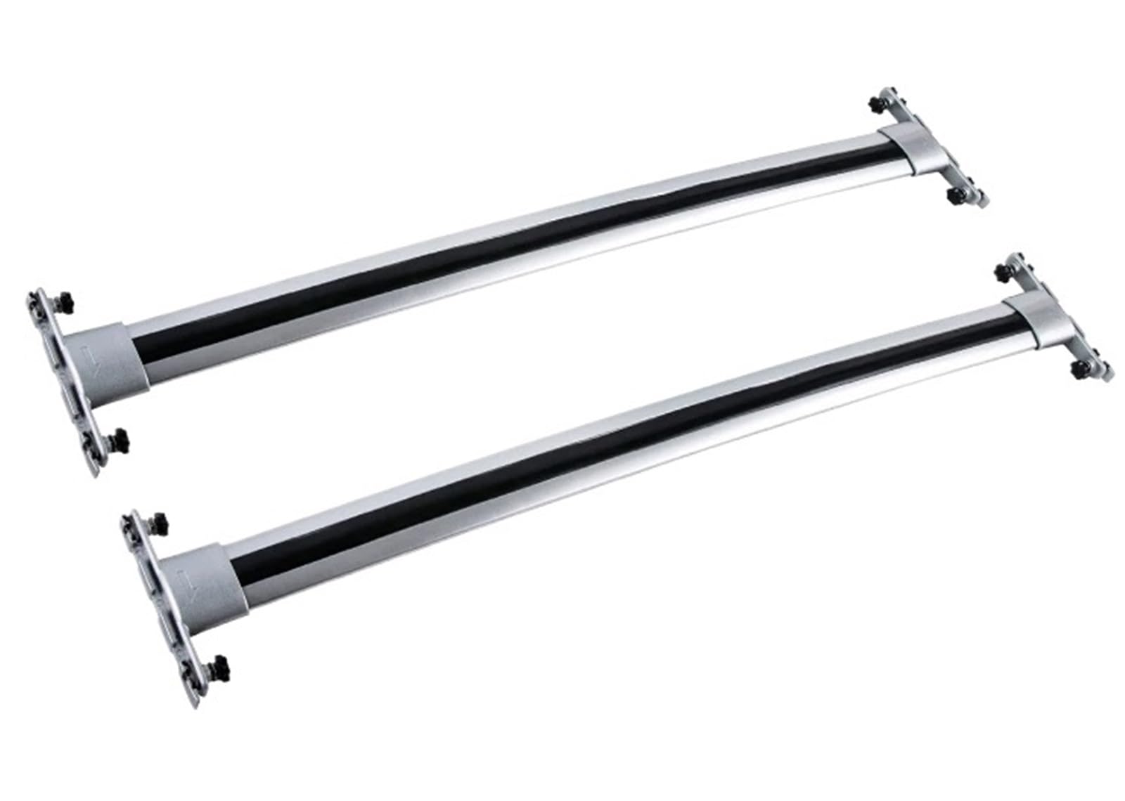 Dachreling Rack Für Toyota Für Land Für Cruiser 200 V8 LC 200 LC200 2008-2021 Silber Schwarz Quer Bar Dach Rack Dach Schiene Relingträger(Silber) von XKOEHXJ