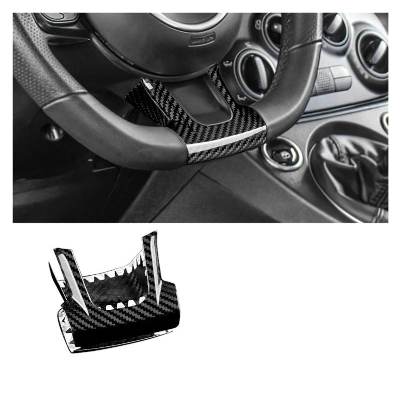 Innenraum Auto Zubehör Für Fiat 500 Für Abarth 595 695 2008-2014 2015 2016 2017 2018 2019 2020 2021 2022 2023 Autoinnenraum Auto Innenraum Zubehör(Bottom Frame Black) von XKOEHXJ