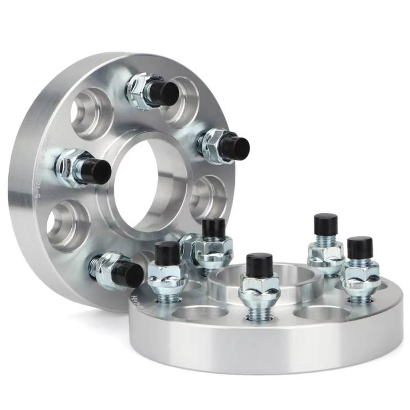 Spurverbreiterungen 2 Stück 15/20/25/30/35/40 Mm PCD 5 X 114,3 CB 54,1 Mm Aluminium-Radabstandshalter-Adapter 5 Lug ANZUG FÜR Auto Spürverbreiterungsatz(15mm Silver) von XKOEHXJ