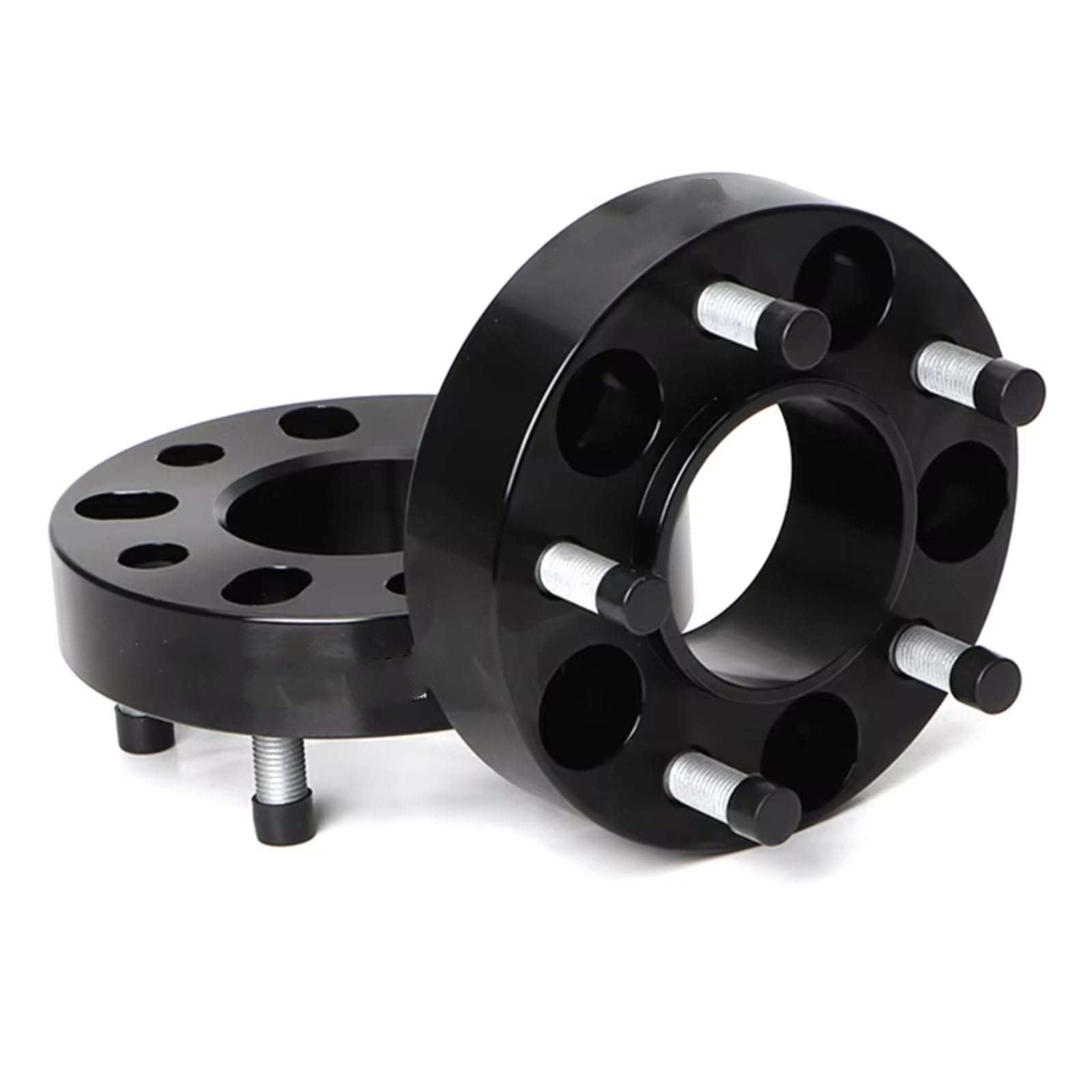 Spurverbreiterungen Für DODGE Universal Auto 2 Stück PCD 5x114,3 CB 67,1mm 20/25/30/35/40mm Aluminium Rad Spacer Adapter 5 Lug ANZUG Spürverbreiterungsatz(15mm Black) von XKOEHXJ