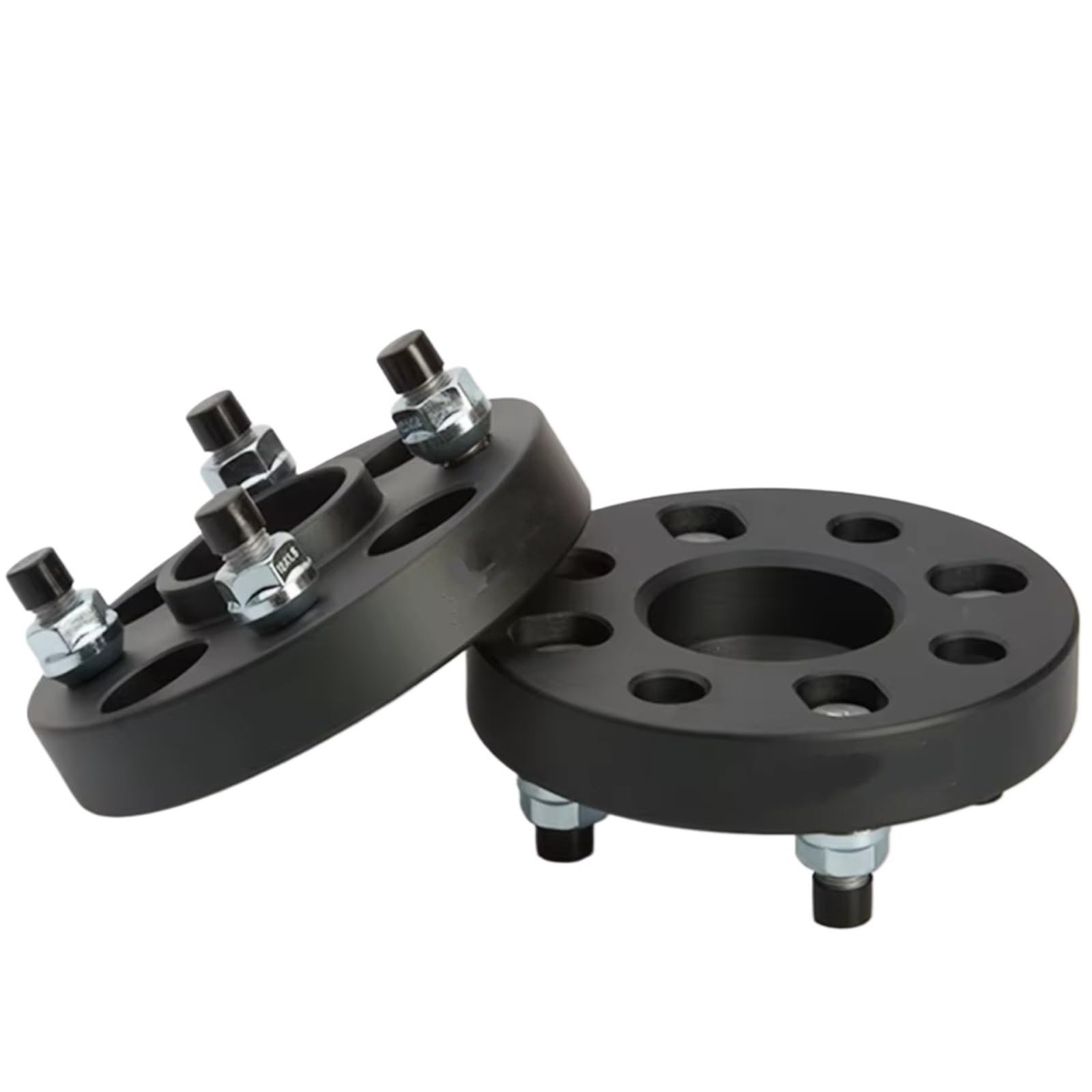 Spurverbreiterungen Für FIAT Auto 2 Stück PCD 4X100 Mitte Bohrung 56,6mm 15/20/25/30/35mm Rad Spacer Adapter M12XP1,5 Geeignet Spürverbreiterungsatz(20mm black) von XKOEHXJ