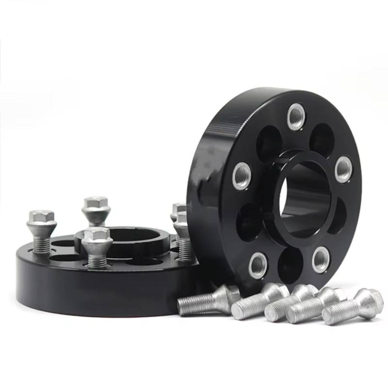 Spurverbreiterungen Für X5 X6 E70 E71 E72 F15 F16 F85 F86 PCD 5x120 CB 74,1 mm M14xP1,25 2 Stück 25/30/35 mm Spurverbreiterungsadapter Spürverbreiterungsatz(30mm Black) von XKOEHXJ