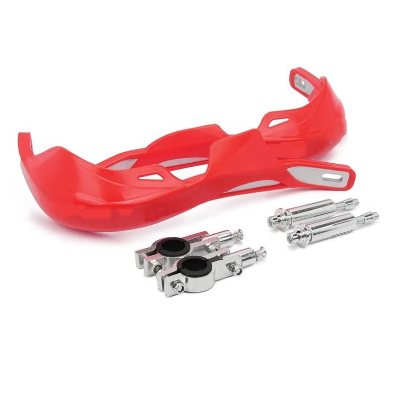 XKOEHXJ Dirt Bike Handschützer 22MM 28MM Motorrad Handschutz Hand Lenker Griff Bar Schutz Schützen Schild Für Suzuki Lenker Handprotektoren(Red) von XKOEHXJ