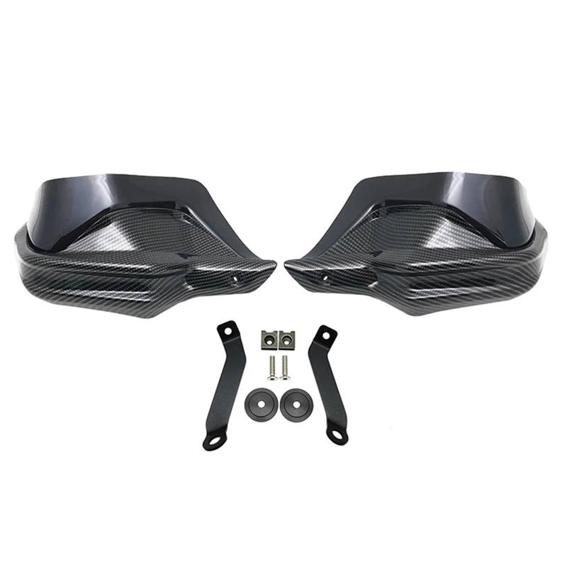 XKOEHXJ Dirt Bike Handschützer Für NX500 NX400 2023 2024 Gewidmet Hand Schutz Motorrad Handprotektoren Lenker Wachen Windschutzscheibe Lenker Handprotektoren(Carbon Black Set) von XKOEHXJ