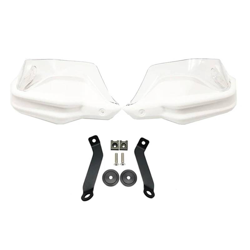 XKOEHXJ Dirt Bike Handschützer Für NX500 NX400 2023 2024 Gewidmet Hand Schutz Motorrad Handprotektoren Lenker Wachen Windschutzscheibe Lenker Handprotektoren(White Clear Set) von XKOEHXJ