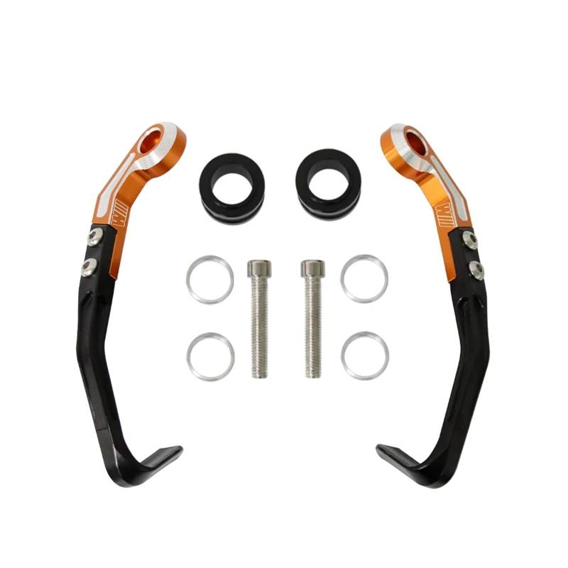 XKOEHXJ Dirt Bike Handschützer Für S1000RR Für S1000 RR Für S 1000 RR HP4 Motorradbremsgriff Schützt CNC-verstellbaren Pro-Handschutz Lenker Handprotektoren(HP4 Orange) von XKOEHXJ