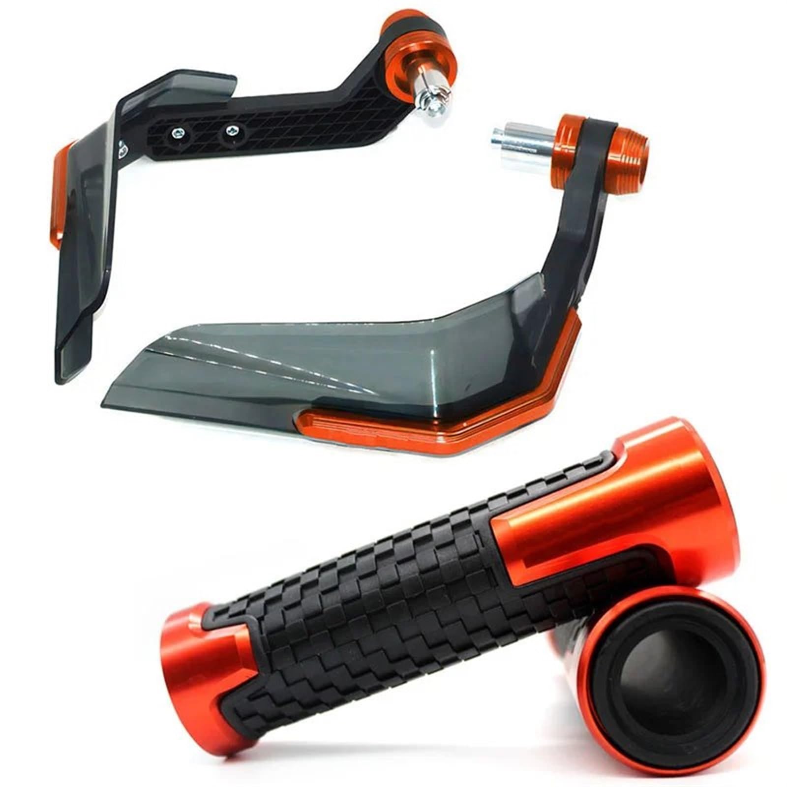 XKOEHXJ Dirt Bike Handschützer Für TDM850 Für TDM900 Für TDM 850 900 Alle Motorrad Handschutz Griffe Griff Schild Hand Schutz Lenker Handprotektoren(B-Orange) von XKOEHXJ