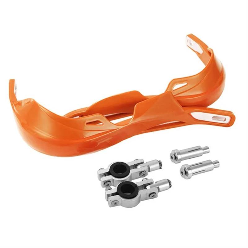 XKOEHXJ Dirt Bike Handschützer Für YZ Für YZF WR Für WRF Für TTR 125 250 400 450 1 Paar 22MM 28MM Motorradhandschützer Handschutzgriffschutzschild Lenker Handprotektoren(Orange-07) von XKOEHXJ