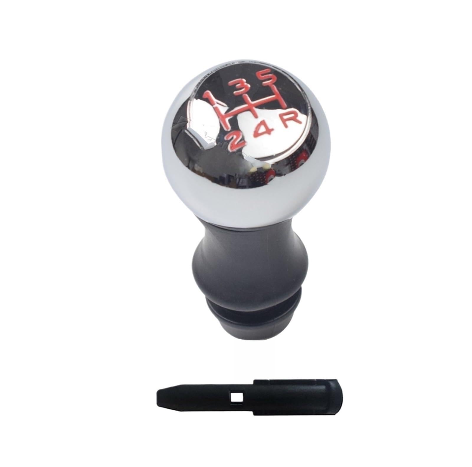 XKOEHXJ Schalthebelknopf Für Citroen Für Berlingo II 2008 2009 2010 2011 2012 2013 2014 2015 2016 2017 2018 5 Gang Schaltknauf Gear Stick Schaltknauf(Red-5R-5Speed) von XKOEHXJ