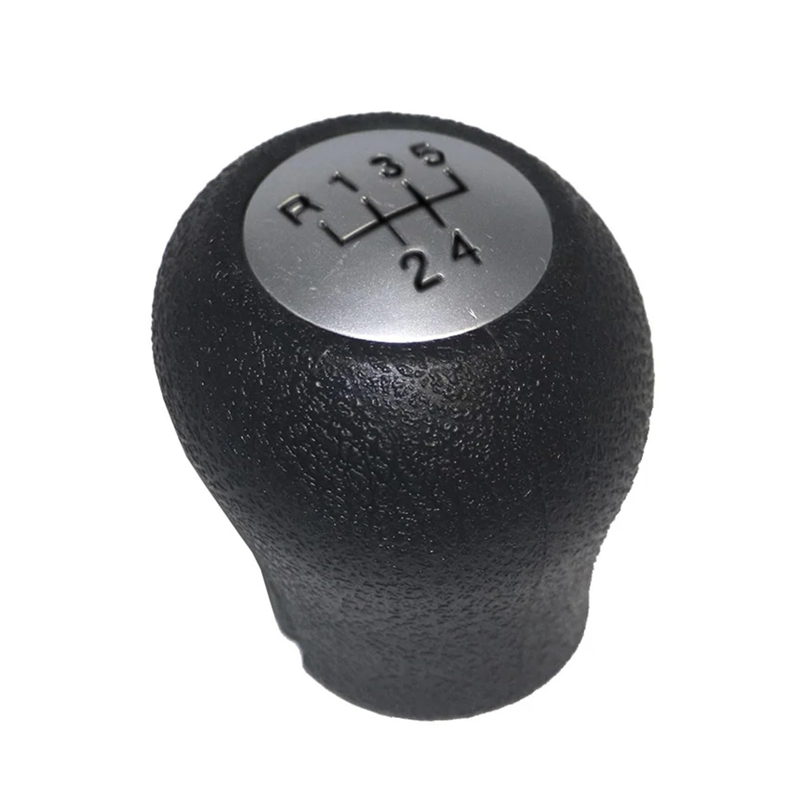 XKOEHXJ Schalthebelknopf Für Hyundai Für Accent Für Verna 2007-2010 5 Gang Manueller Schaltknauf Kopf Getriebeabdeckung Schalthebel Stick Gear Stick Schaltknauf(Silver Black) von XKOEHXJ