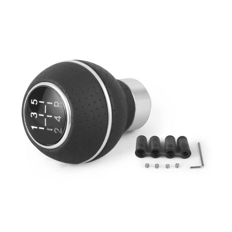 XKOEHXJ Schalthebelknopf Für M8 M10 M11 M12 Schalthebel Schalthebelknopf Schaltkopf 5 Gang Universal Auto Schaltknauf Gear Stick Schaltknauf(Silber) von XKOEHXJ