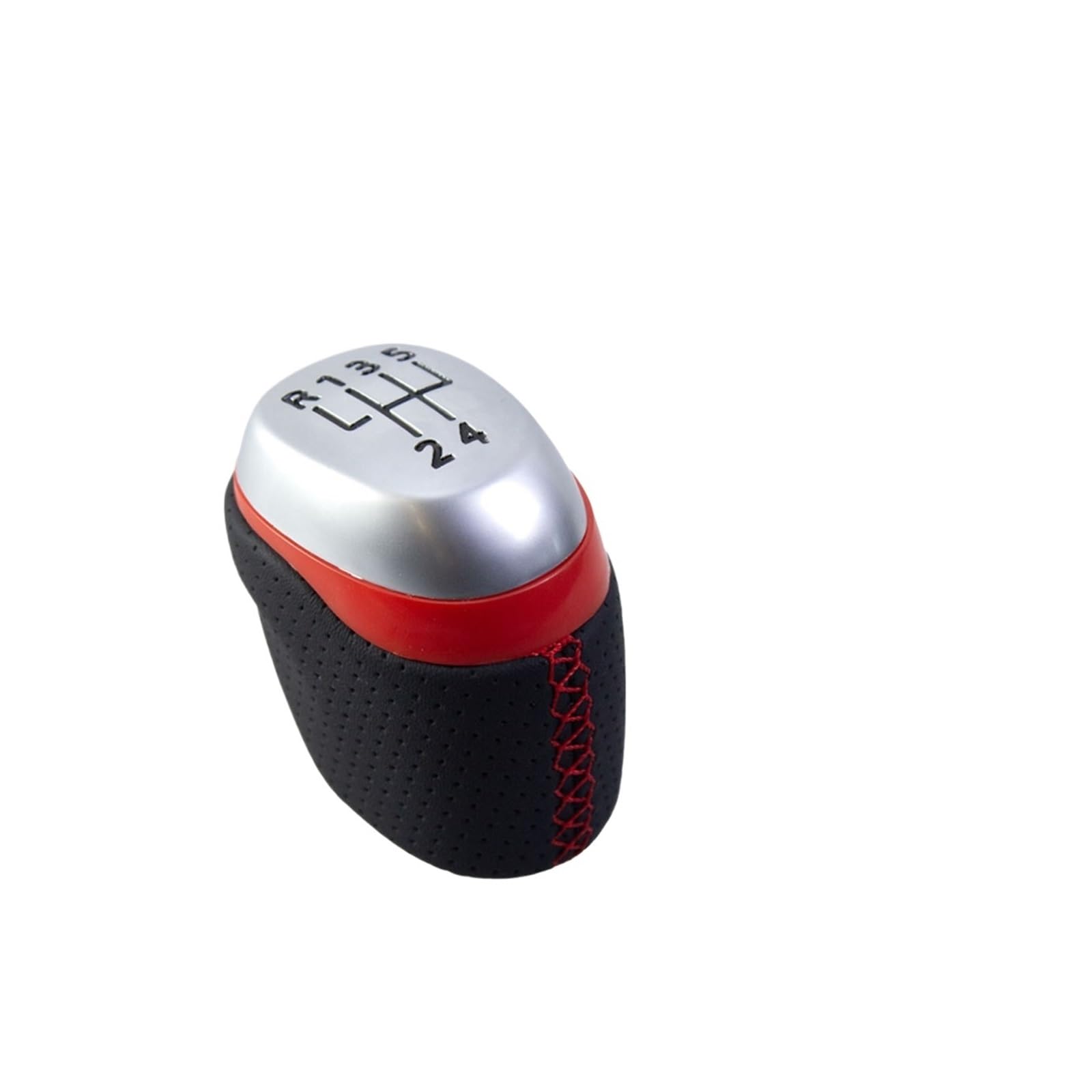 XKOEHXJ Schalthebelknopf Für Megane MK4 Für Kadjar Für Talisman 2015-2022 Schaltknauf Schalthebel Stick Handball Gear Stick Schaltknauf(Red 5 Speed) von XKOEHXJ