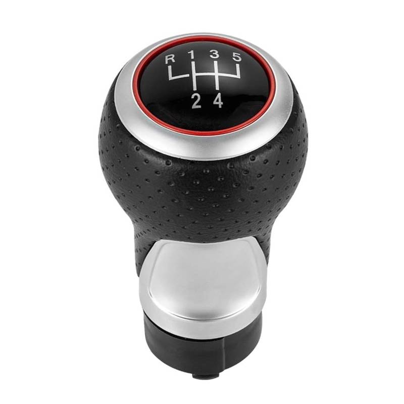 XKOEHXJ Schalthebelknopf Für Passat Für Golf MK4 5/6 -Geschwindigkeiten Autokonwegungsknopf Handball Handball Gear Stick Schaltknauf(D R12345) von XKOEHXJ