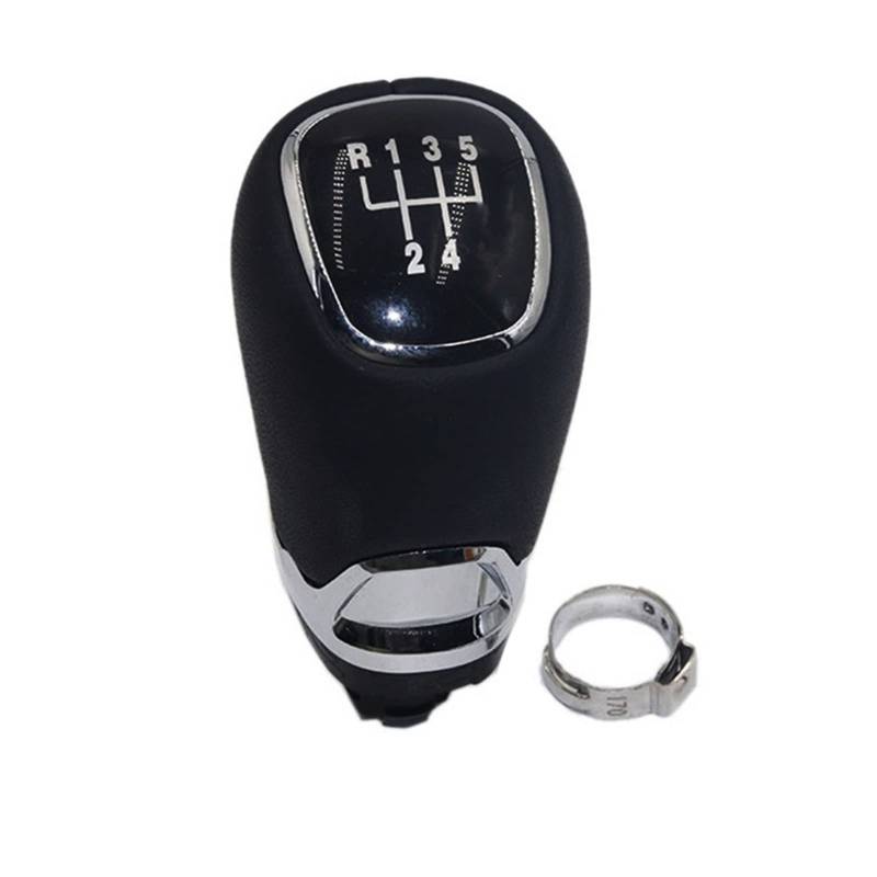 XKOEHXJ Schalthebelknopf Für Skoda Für Fabia 1 MKI 2000-2008 5 Geschwindigkeit Leder Auto Manuelle Getriebe Shift Knob Boot Abdeckung Gear Stick Schaltknauf(Type 7) von XKOEHXJ