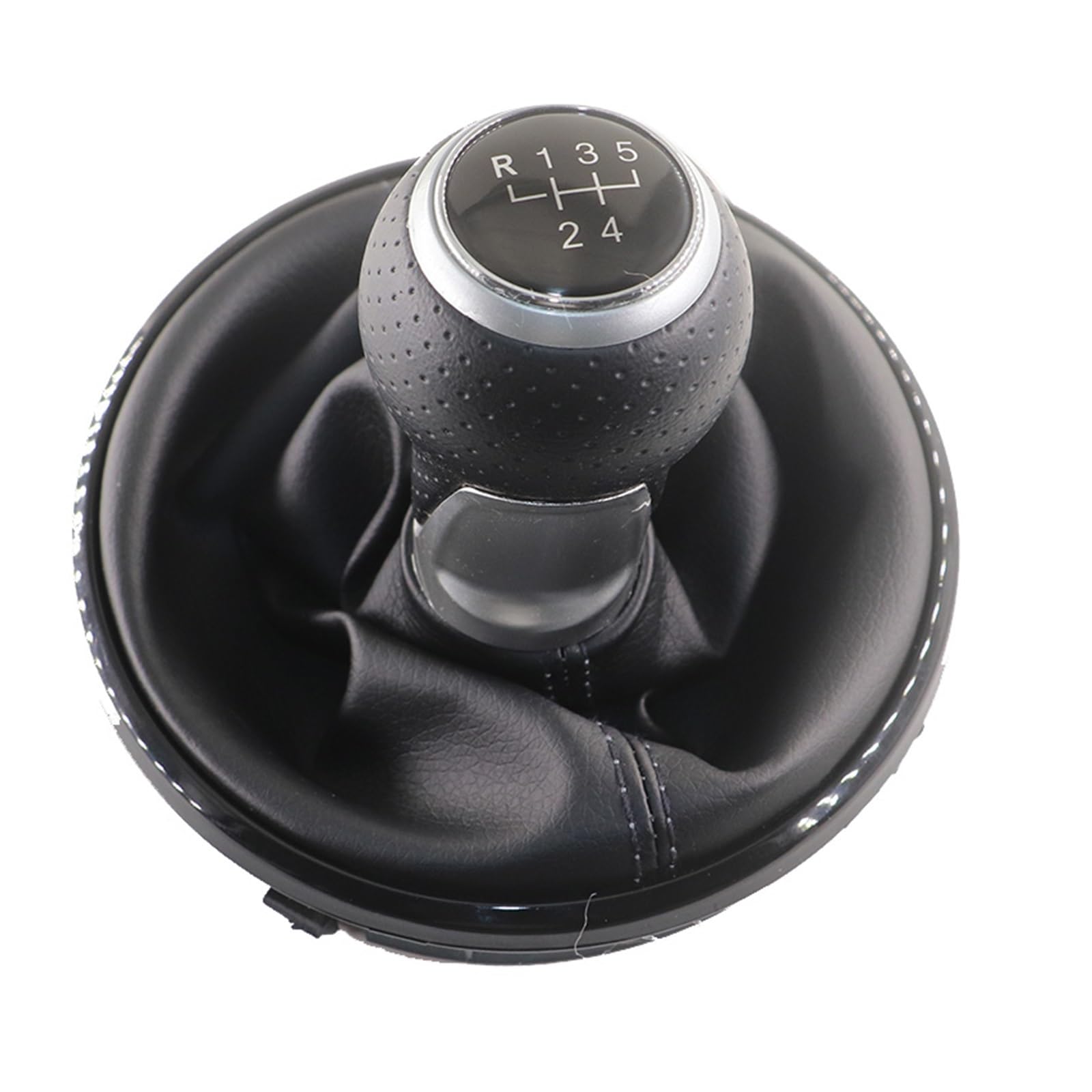 XKOEHXJ Schalthebelknopf Für Skoda Für Fabia 2 2007-2010 Für Roomster 2006-2010 Auto Manueller Schaltknauf Boot Cover Schalthebel Griff Stick Gear Stick Schaltknauf(5 Speed) von XKOEHXJ