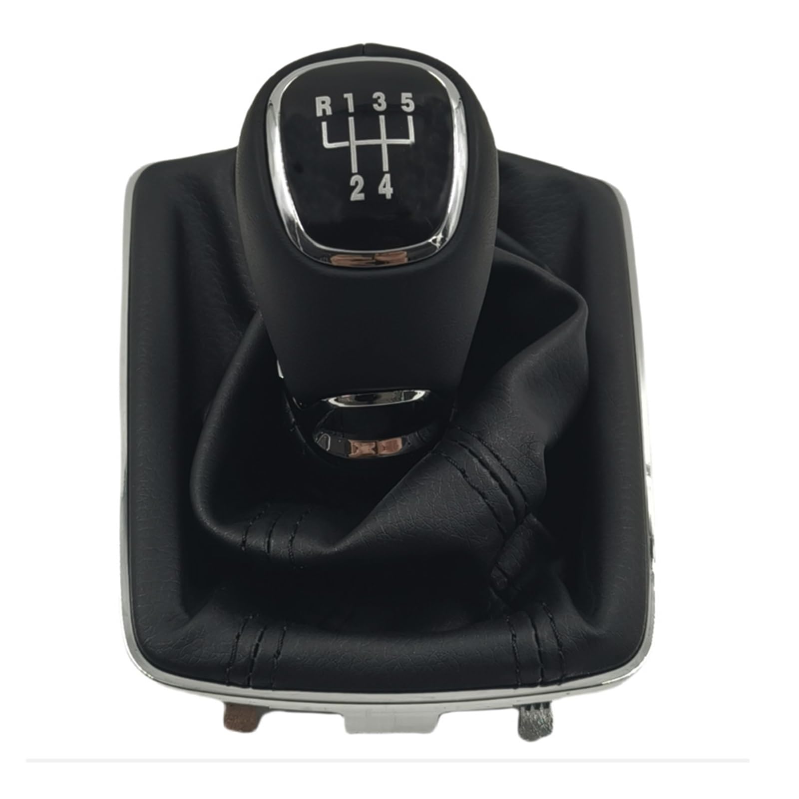 XKOEHXJ Schalthebelknopf Für Skoda Für Fabia 3 III MK3 NJ 2014-2021 Getriebe Stick Griff Hebel Ändern Abdeckung Schaltknauf Hebel Shifter Staub Jacke Gear Stick Schaltknauf(5 Speed) von XKOEHXJ