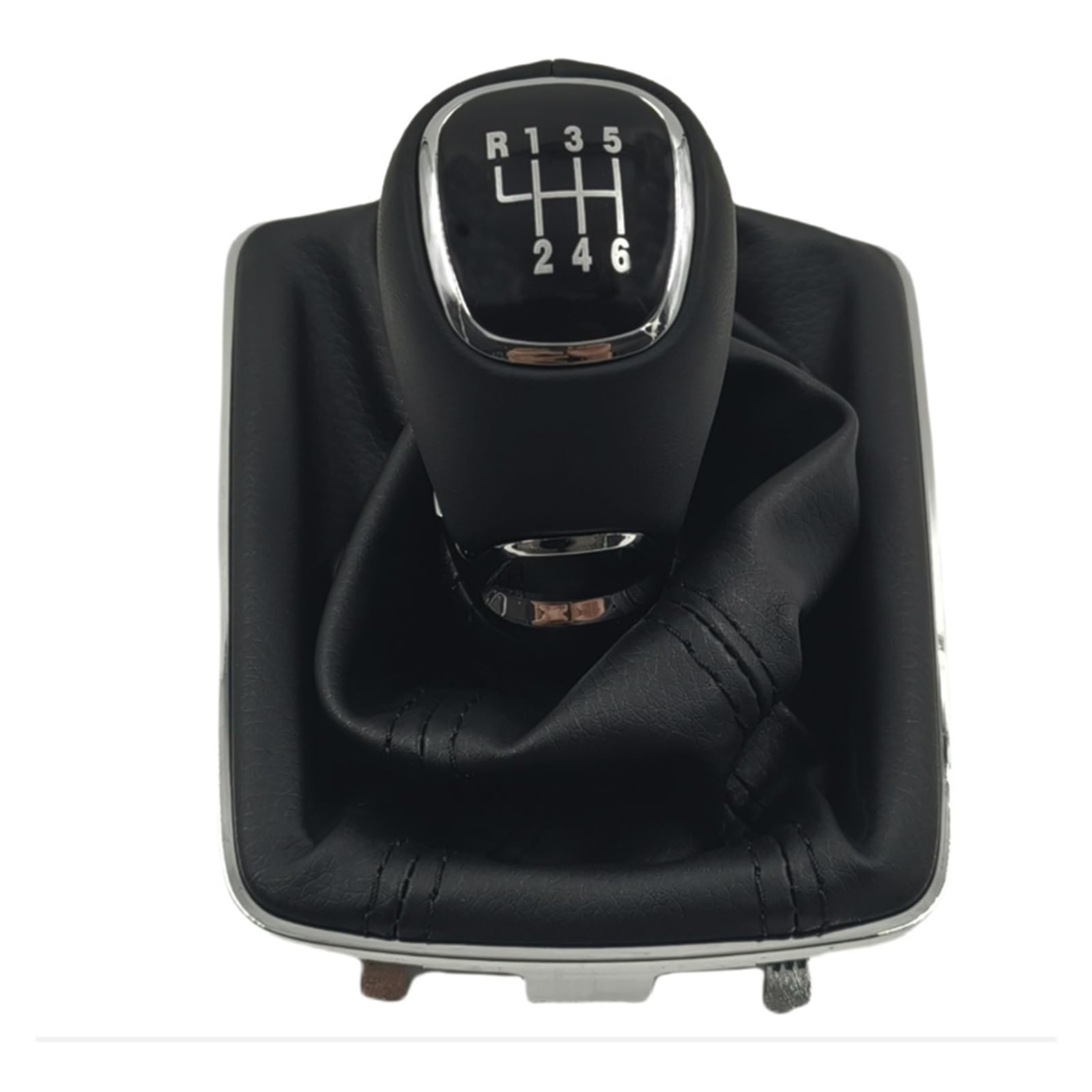 XKOEHXJ Schalthebelknopf Für Skoda Für Fabia 3 III MK3 NJ 2014-2021 Getriebe Stick Griff Hebel Ändern Abdeckung Schaltknauf Hebel Shifter Staub Jacke Gear Stick Schaltknauf(6 Speed) von XKOEHXJ