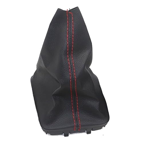 XKOEHXJ Schalthebelknopf Für VW Für Golf 7 7,5 Für Golf R Manuelle Links Fahren Schaltknauf Schaltknauf Hebel Schalter Knopf Boot Gear Stick Schaltknauf(Gear Boot red line) von XKOEHXJ