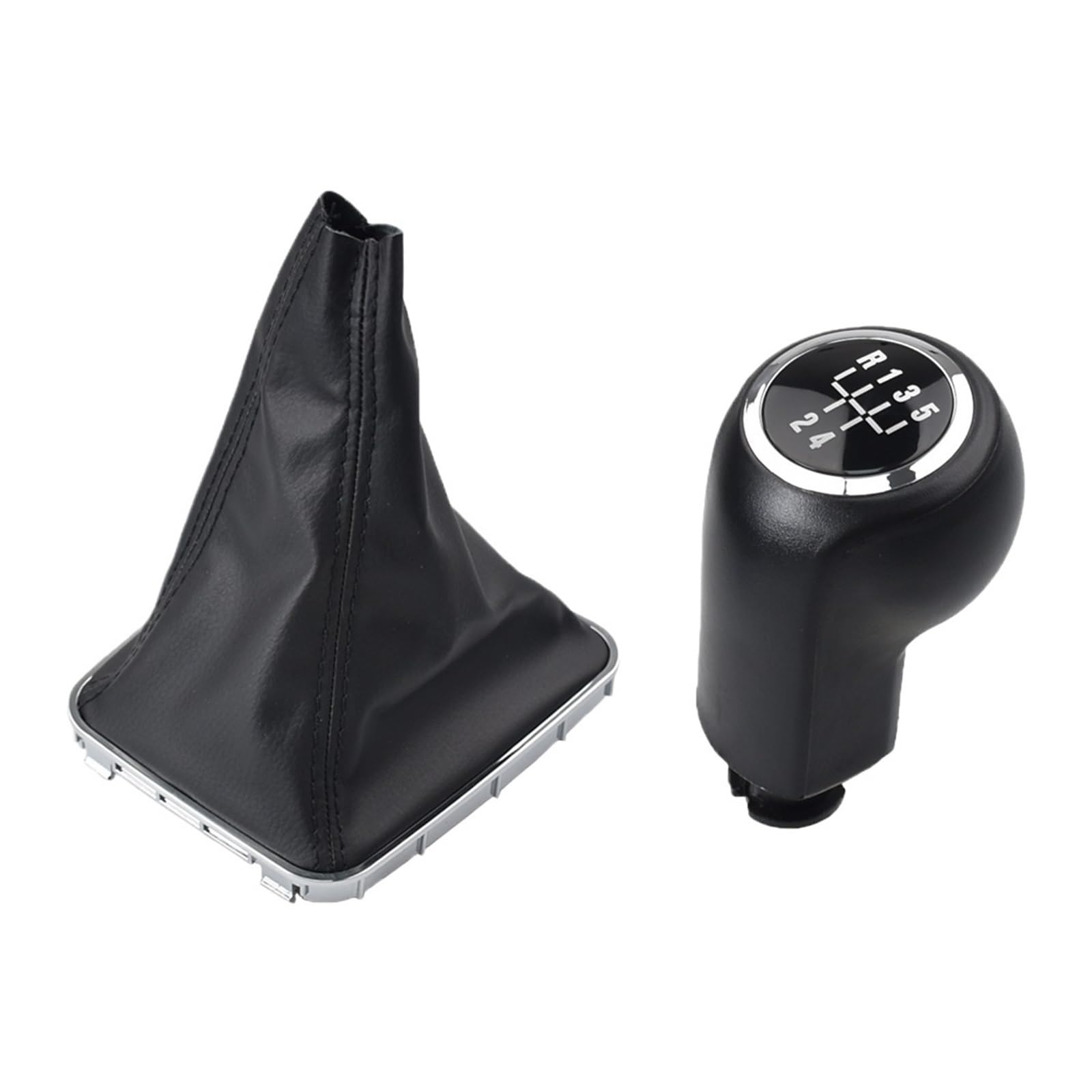 XKOEHXJ Schalthebelknopf Für Vauxhall Für Zafira B 2005-2014 5/6 Geschwindigkeit Schaltknauf Gamasche Boot Hebel Shifter Handball Abdeckung Gear Stick Schaltknauf(5 Speed-Set) von XKOEHXJ