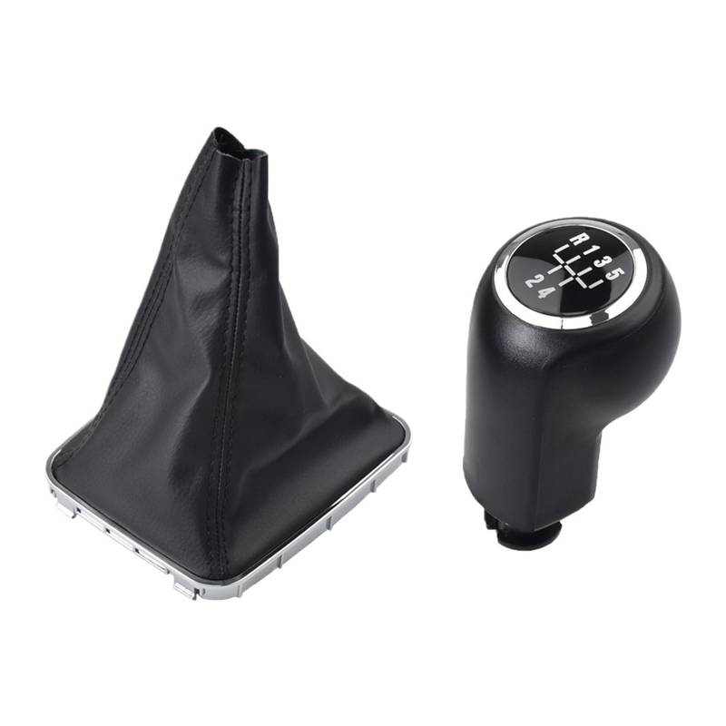 XKOEHXJ Schalthebelknopf Für Vauxhall Für Zafira B 2005-2014 5/6 Geschwindigkeit Schaltknauf Gamasche Boot Hebel Shifter Handball Abdeckung Gear Stick Schaltknauf(5 Speed-Set) von XKOEHXJ