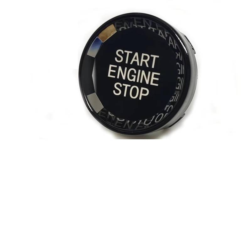 Zubehör Innenraum Für 1 3 5 6 Serie E90 E91 E92 E60 Z4 E89 X1 X5 E70 X6 E71 Auto Motor START STOP Schalter Taste Abdeckung Innenzubehör(Schwarz) von XKOEHXJ