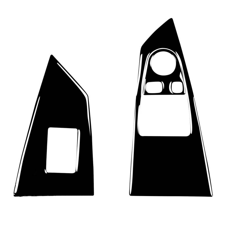 Zubehör Innenraum Für 6er E63 E64 2004–2010 Fensterheber-Bedienfeld-Trim-Abdeckung Innenaufkleber Innenzubehör(A RHD) von XKOEHXJ