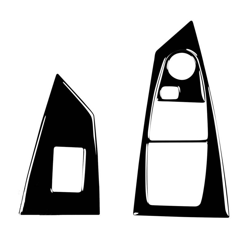Zubehör Innenraum Für 6er E63 E64 2004–2010 Fensterheber-Bedienfeld-Trim-Abdeckung Innenaufkleber Innenzubehör(B RHD) von XKOEHXJ
