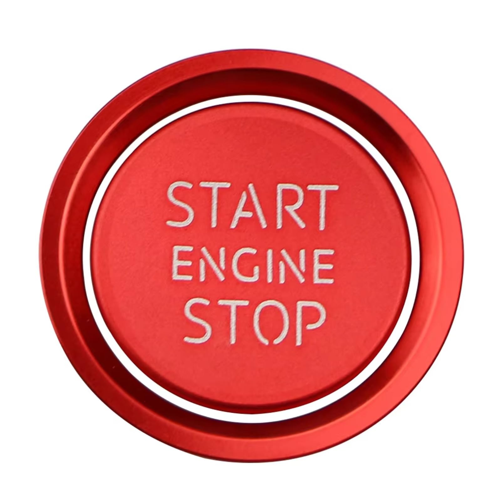 Zubehör Innenraum Für A4 A6 A3 A5 Q3 Q5 Q7 Motor Start Stop Aufkleber Dekorative Schalter Taste Trim Zubehör Innenzubehör(Red) von XKOEHXJ