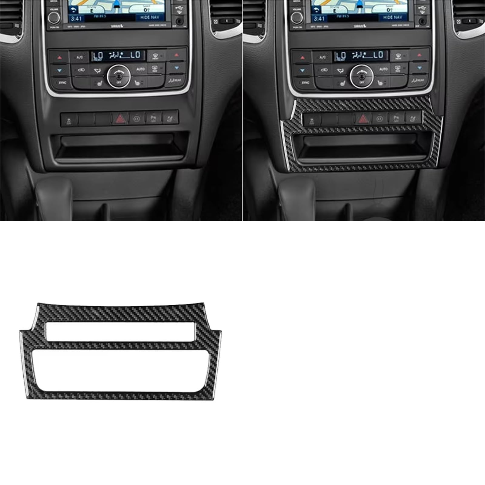 Zubehör Innenraum Für Dodge Für Durango 2011 2012 2013 Auto Getriebe Shift Panel Trim Abdeckung Innen Aufkleber Modifikation Innenzubehör(Type I) von XKOEHXJ