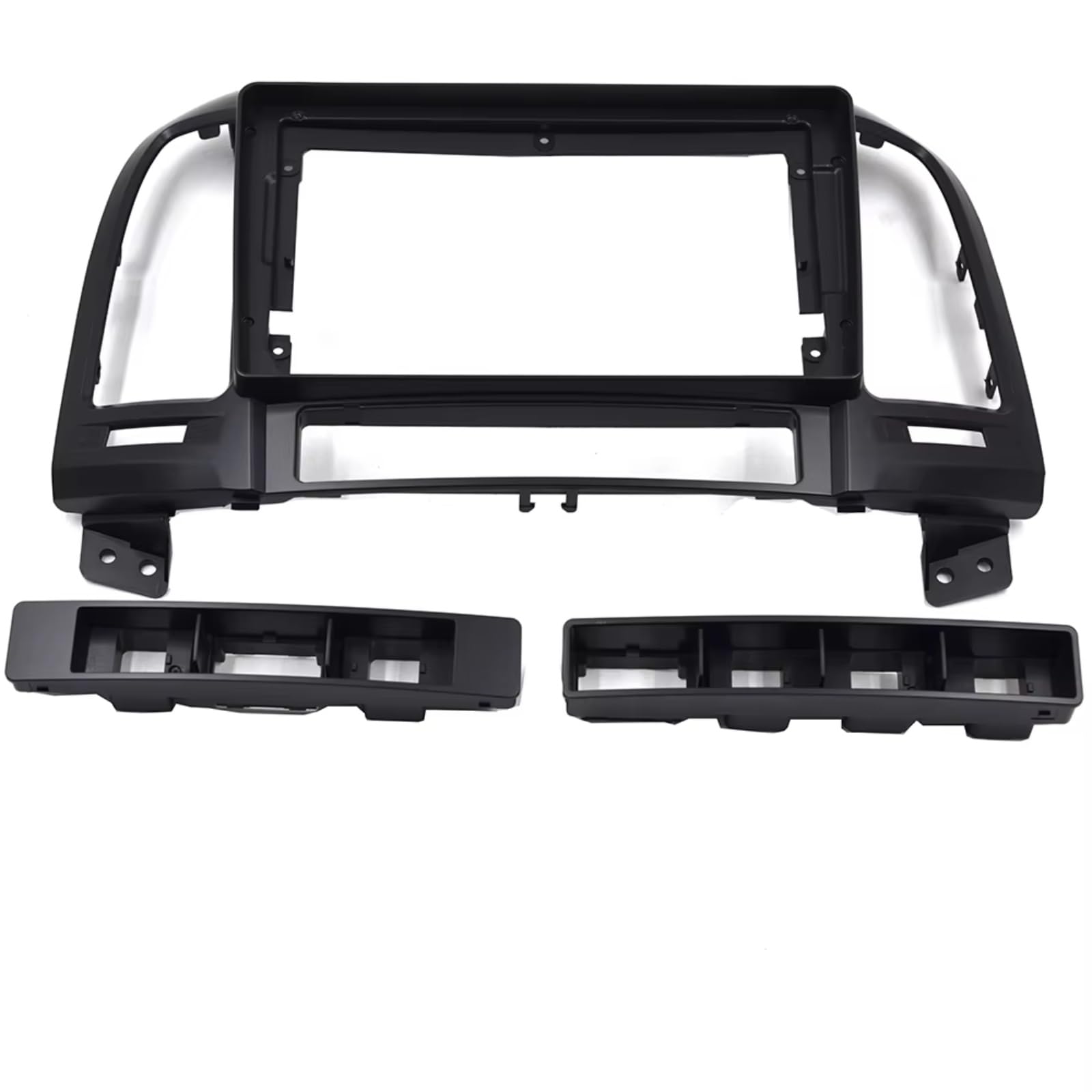 Zubehör Innenraum Für HYUNDAI für Santa Fe IX45 2006-2012 2 Din Autoradio Einbau GPS Kunststoff Blende Rahmen und Kabel Innenzubehör(Only Frame) von XKOEHXJ