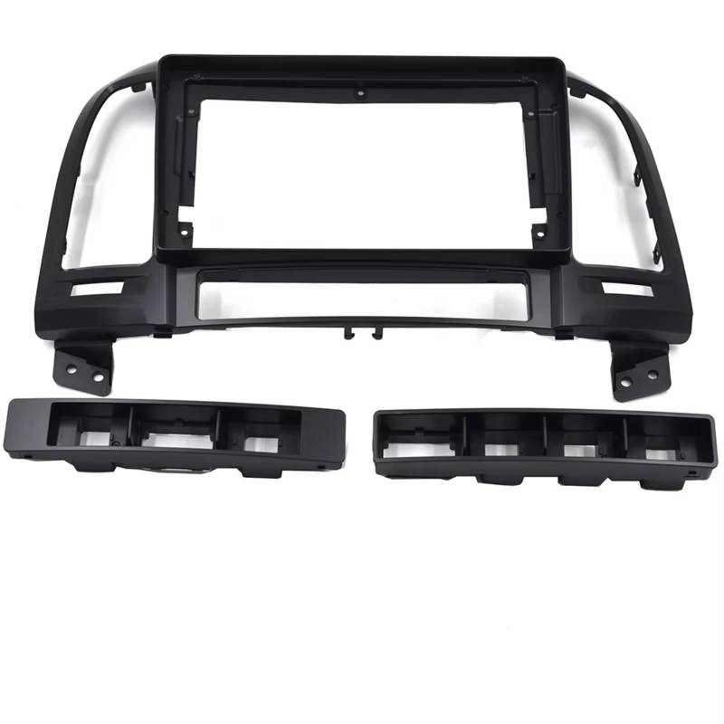 Zubehör Innenraum Für HYUNDAI für Santa Fe IX45 2006-2012 2 Din Autoradio Einbau GPS Kunststoff Blende Rahmen und Kabel Innenzubehör(Only Frame) von XKOEHXJ