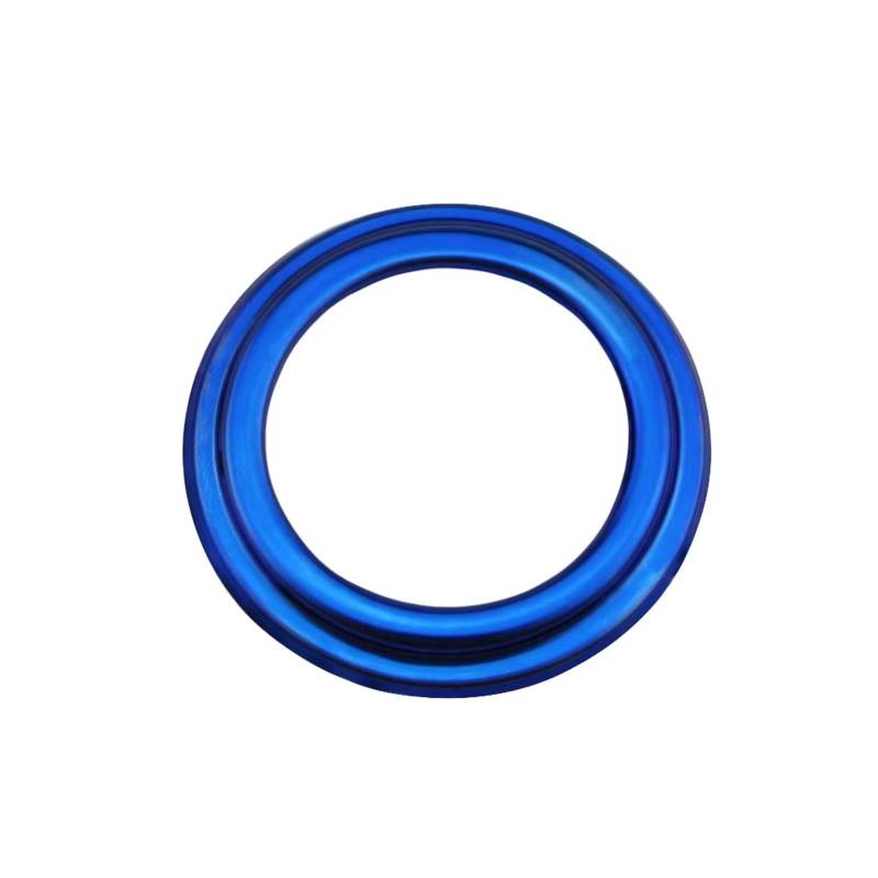 Zubehör Innenraum Für Koleos für Kadjar Für Samsung für QM6 2017-2022 Auto Zündung Ring Taste Trim Innenzubehör(Blue) von XKOEHXJ