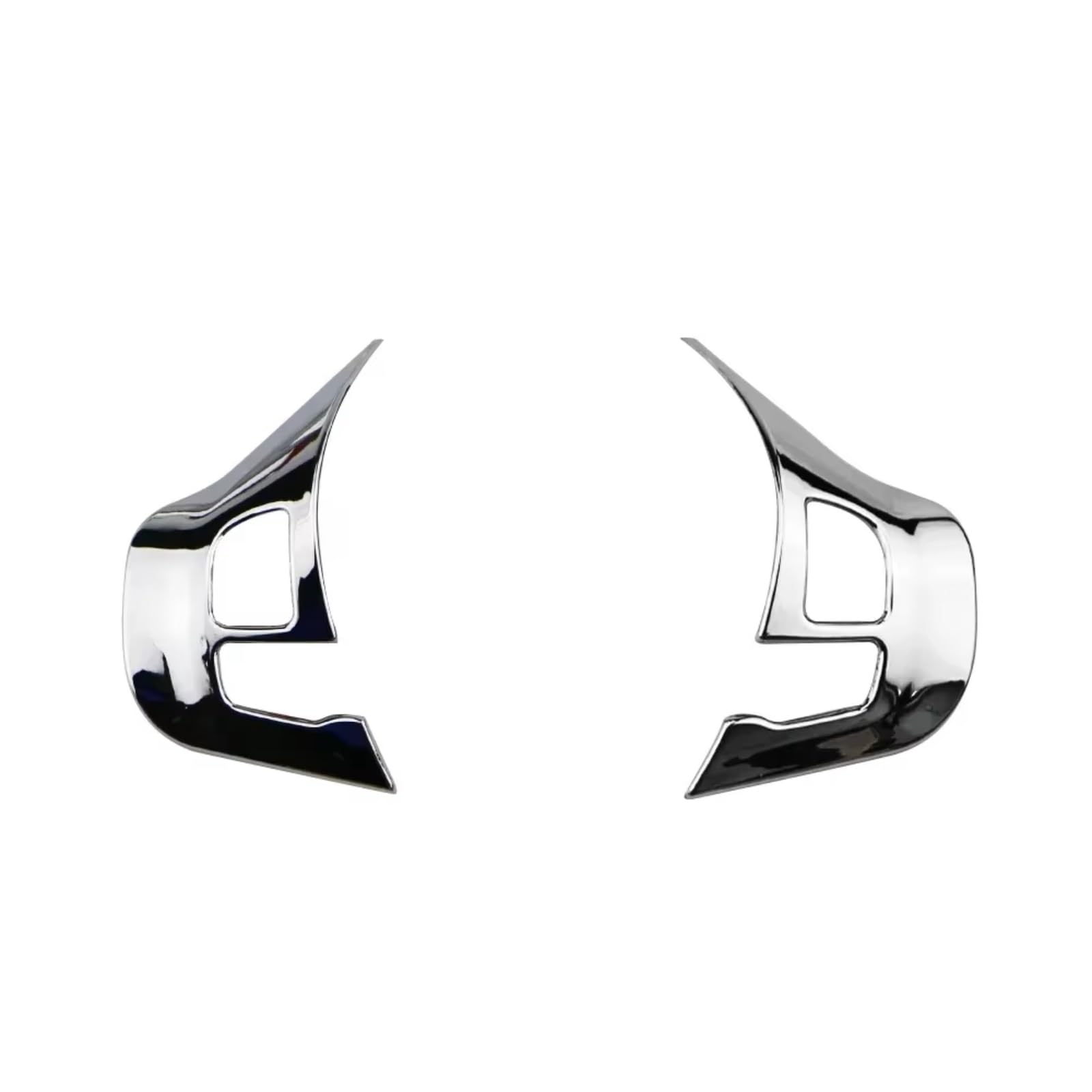 Zubehör Innenraum Für Peugeot 208 für GTI 2008 308 2014-2017 Auto Chrom Lenkrad Dekoration Trim Abdeckung Aufkleber Innenzubehör(Glossy 2 pcs) von XKOEHXJ