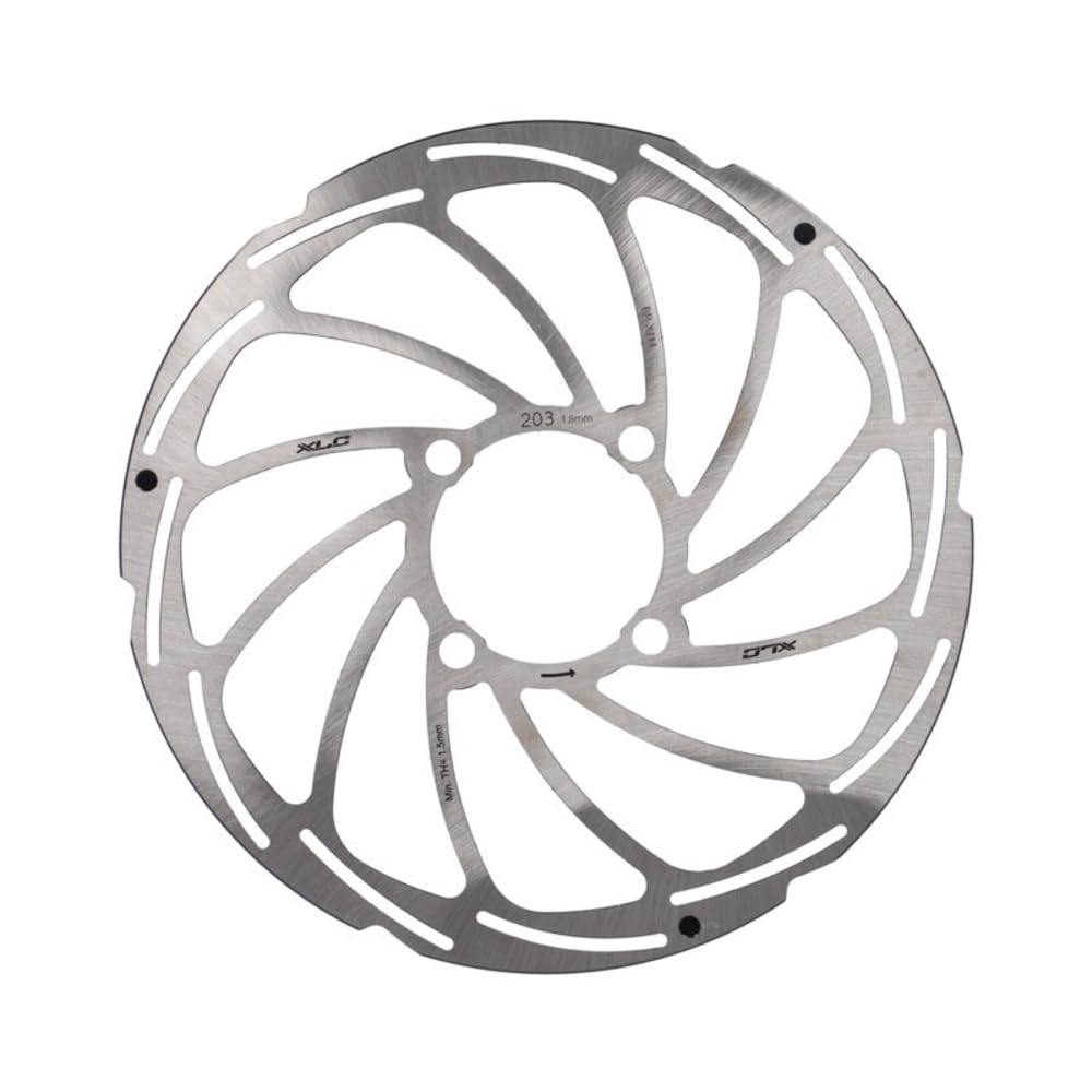 XLC BR-X114 Bremsscheibe, Ø 203/2,0 mm, für Rohloff HR-Nabe, silber von XLC