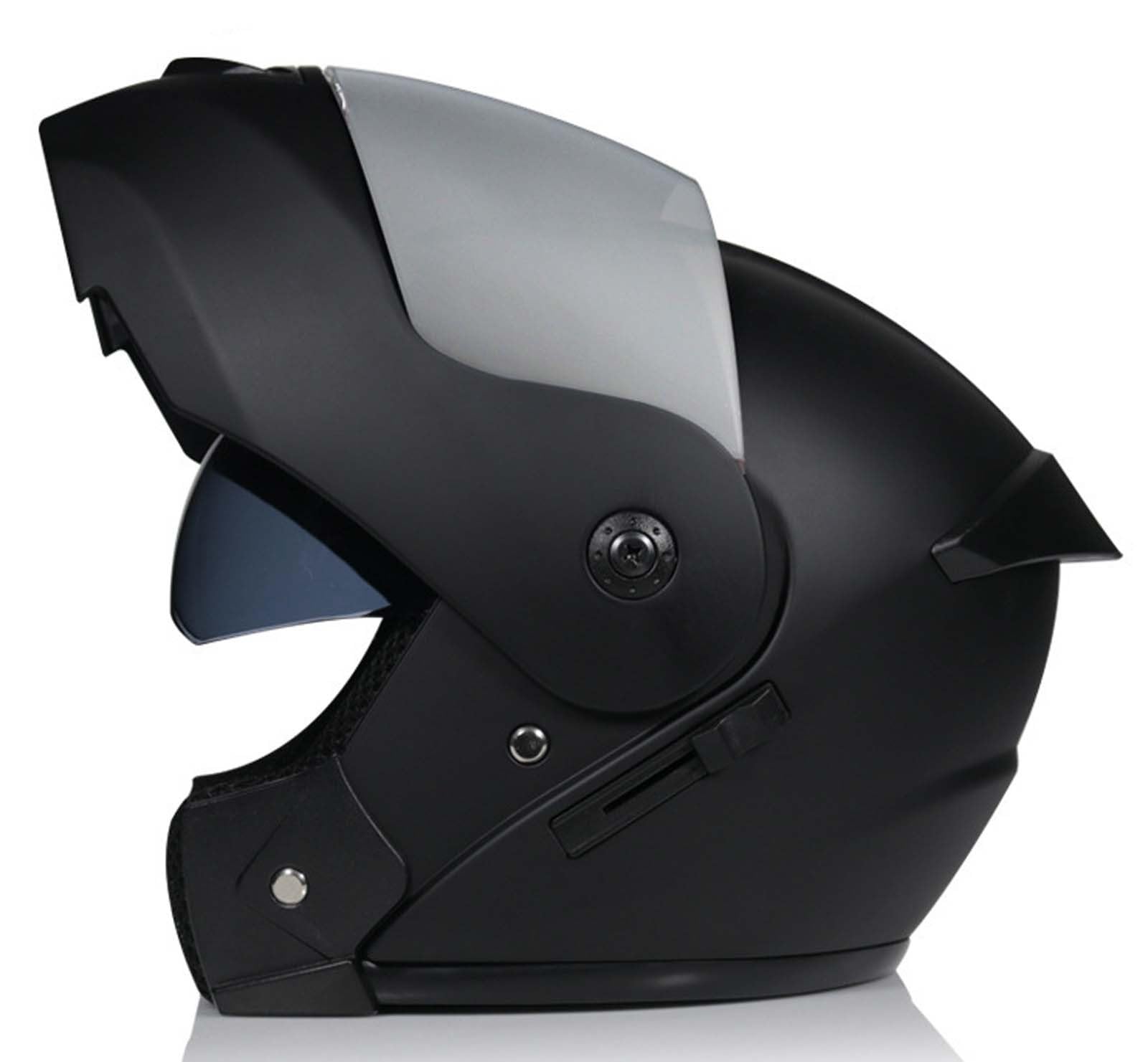 Integralhelm für Motorradfahrer, Motorradhelm, DOT/ECE-Zertifiziert, Doppelvisier, Integralhelm für Motorradfahrer, Unisex 2,L(58-59CM) von XLGNXXL