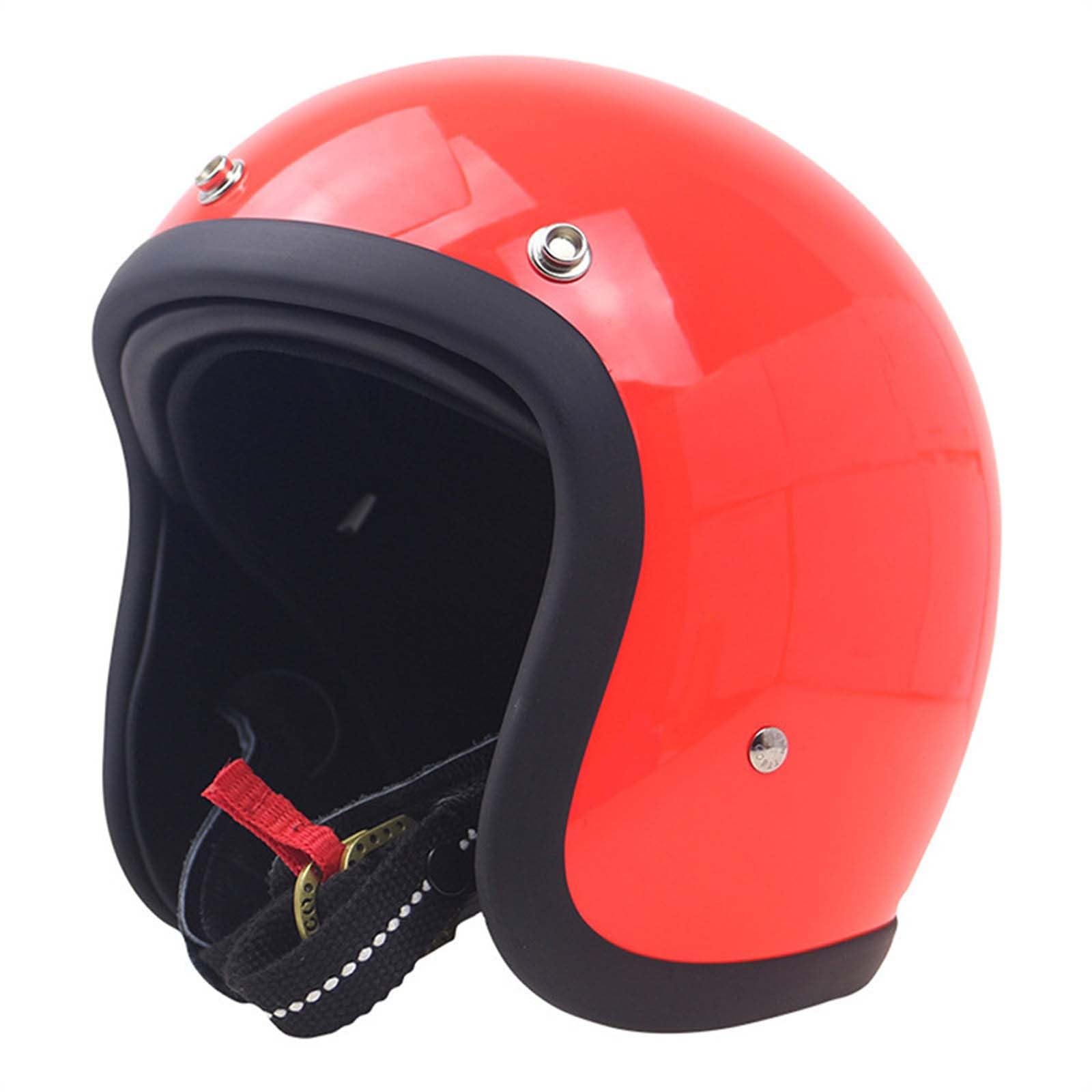 Motorrad-HalbhelmOffener Halbhelm MotorradhelmDeutscher JethelmVintage Motorrad-HalbhelmDOT/ECE-zertifiziertUnisex F,L(57-58CM) von XLGNXXL