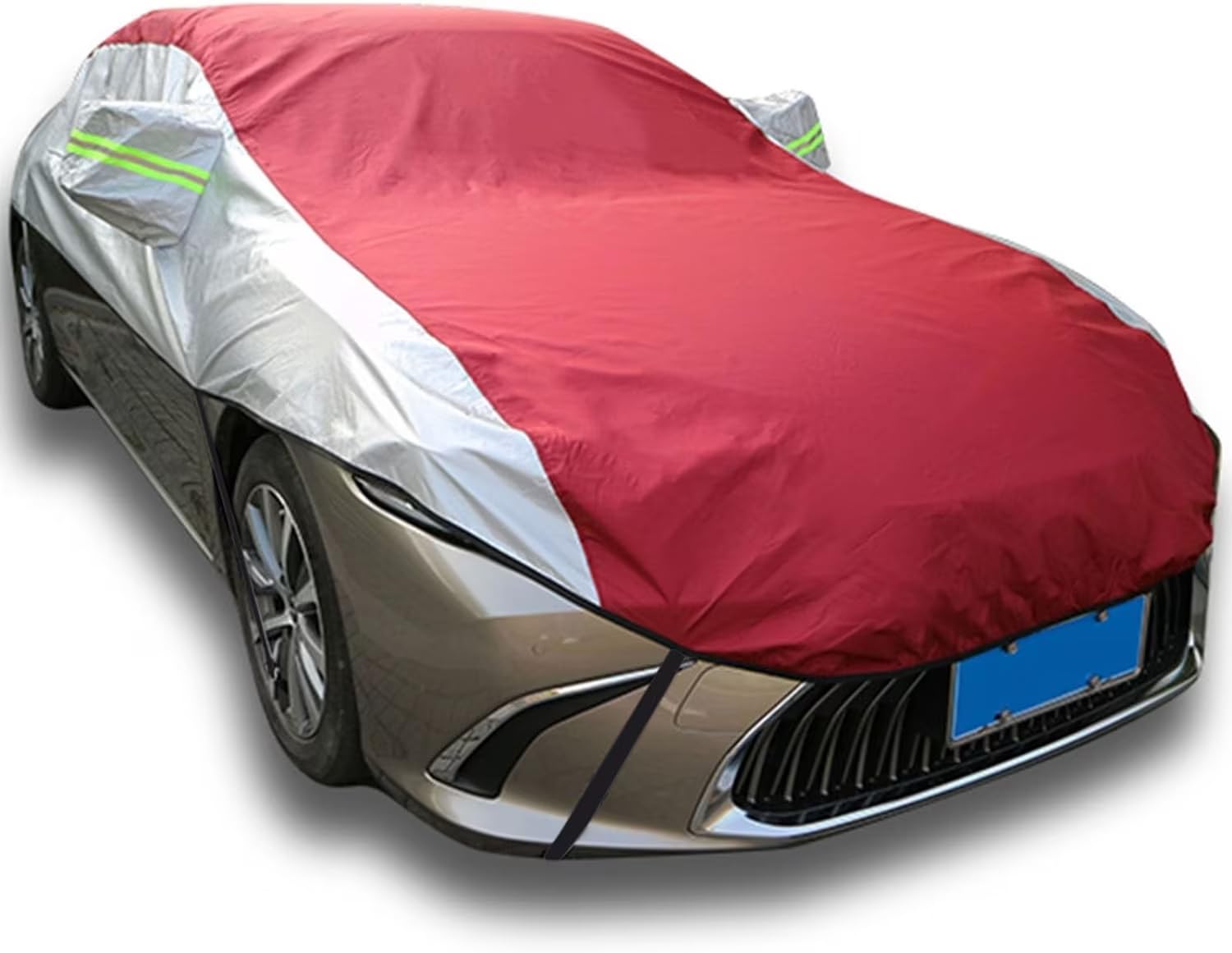 Halbgarage für Audi TT Roadster Cabrio| Allwetterfeste, vollständig wasserdichte und UV-beständige Autoplane für den Außenbereich, individuelle Autoabdeckung mit winddichtem Seil von XLHWZS