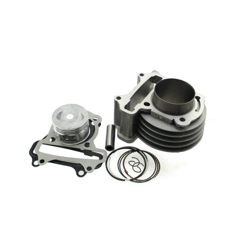 XLJOY 100cc Big Bore 50mm Zylinder-Kit für GY6 50cc 80cc 139QMB/QMA 4-Takt Roller Moped ATV Quad von XLJOY